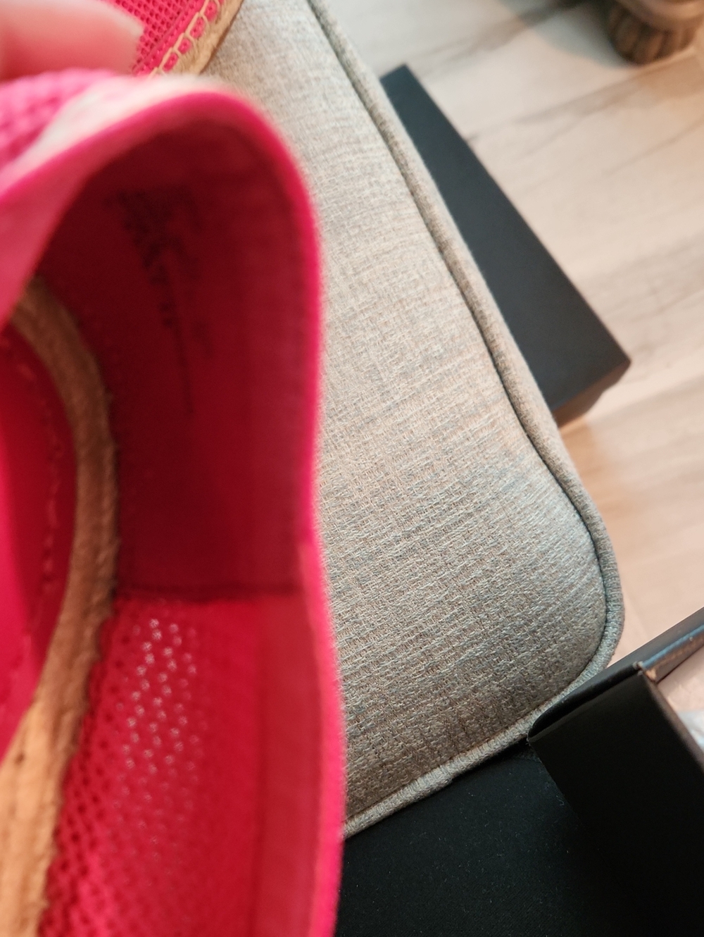 Coach Women's Coral Pink Espadrille Slip-Ons - Picture 11 of 12